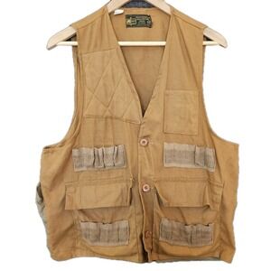 Vintage 70s K Mart Fishing Outdoor Vest. Men's Medium